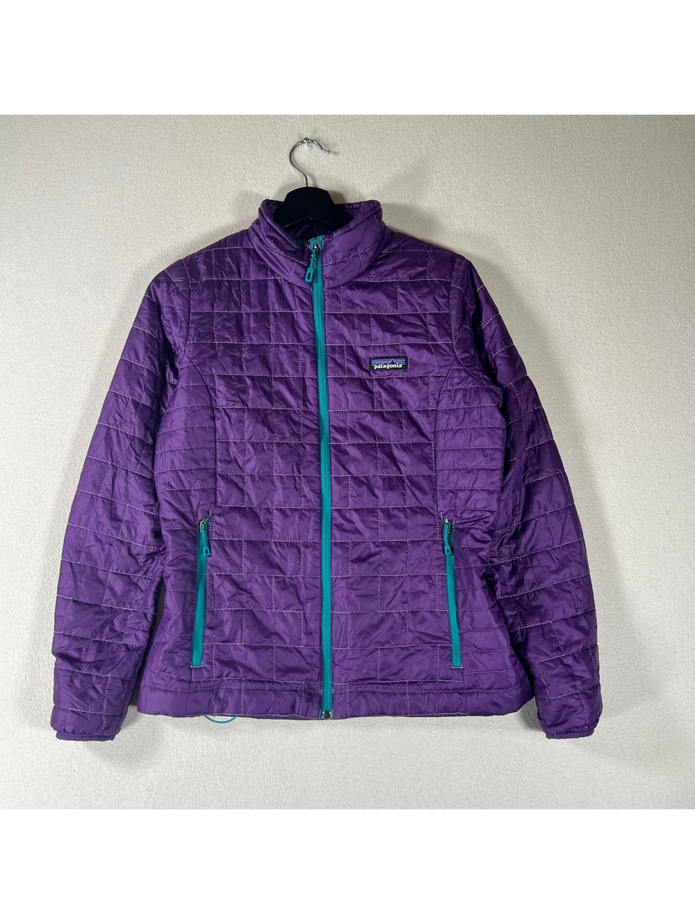 Patagonia Nano Puff women’s purple/teal jacket Size S